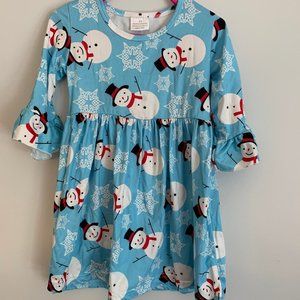 Girls Snowman Dress Size 2T